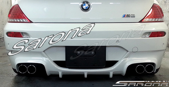 Custom BMW 6 Series  Coupe & Convertible Rear Add-on Lip (2004 - 2010) - $490.00 (Part #BM-017-RA)